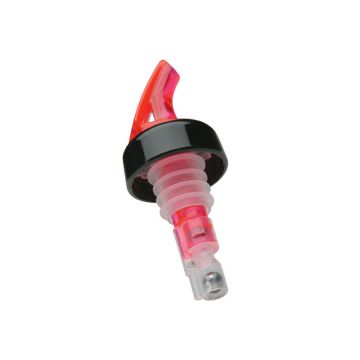 Precision Pourers: Acrylic, 1 oz, Watermelon Red with Collars (per Dozen)
